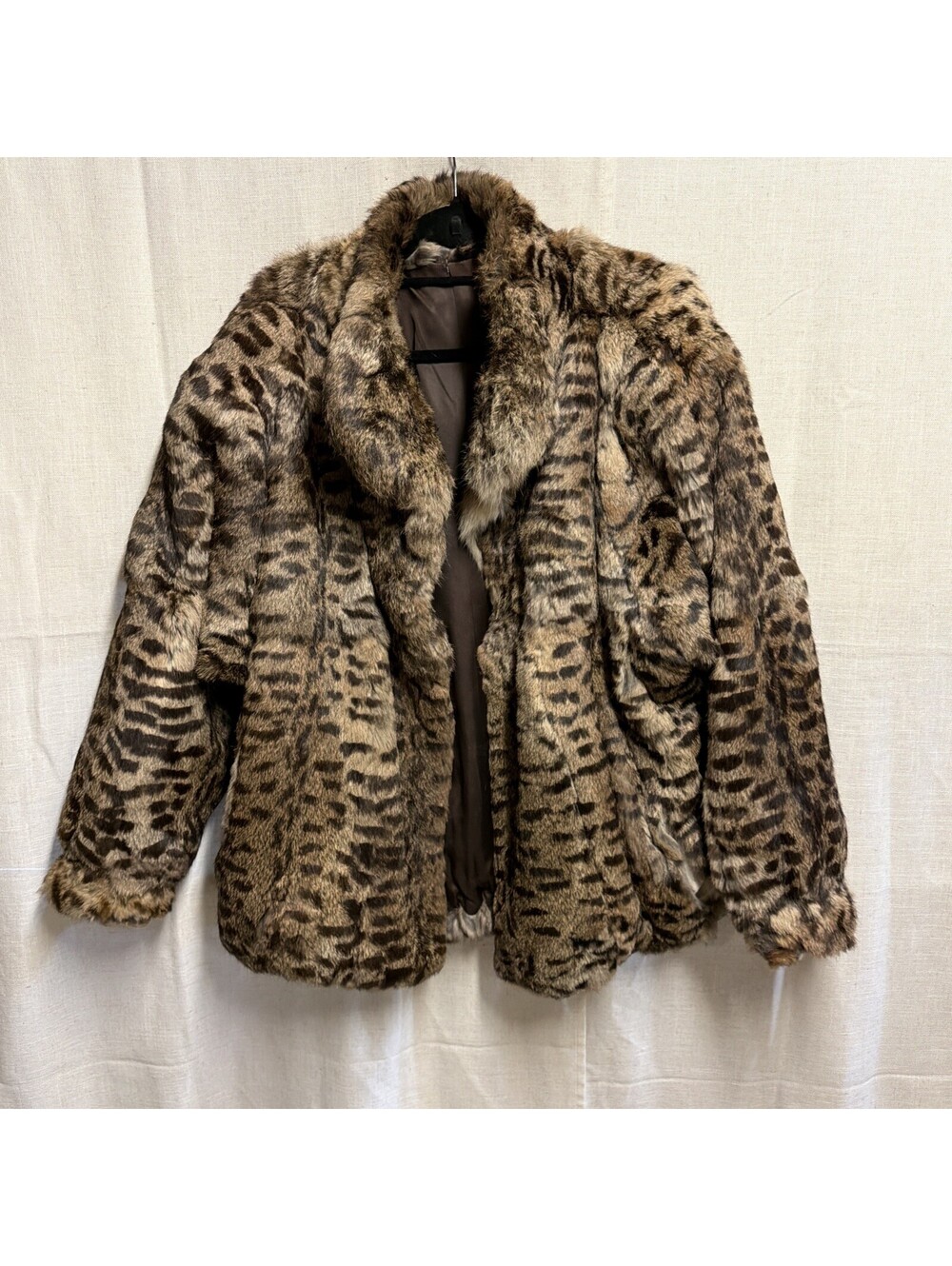 Woman’s Real Rabbit Jacket. Size 16